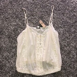 American Eagle Cream Tank Top